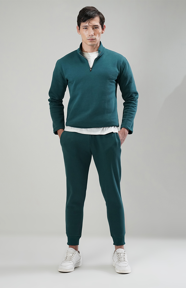 Cozy Polo Sweatshirt For Men