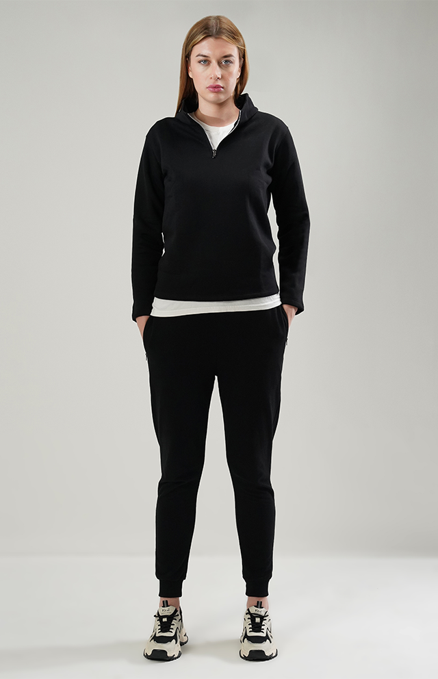 Cozy Polo Sweatshirt for Women