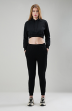 Steezy Cropped Hoodie