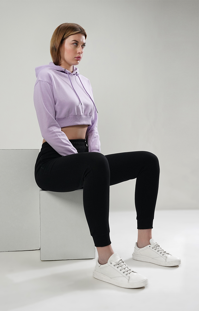 Steezy Cropped Hoodie for Women